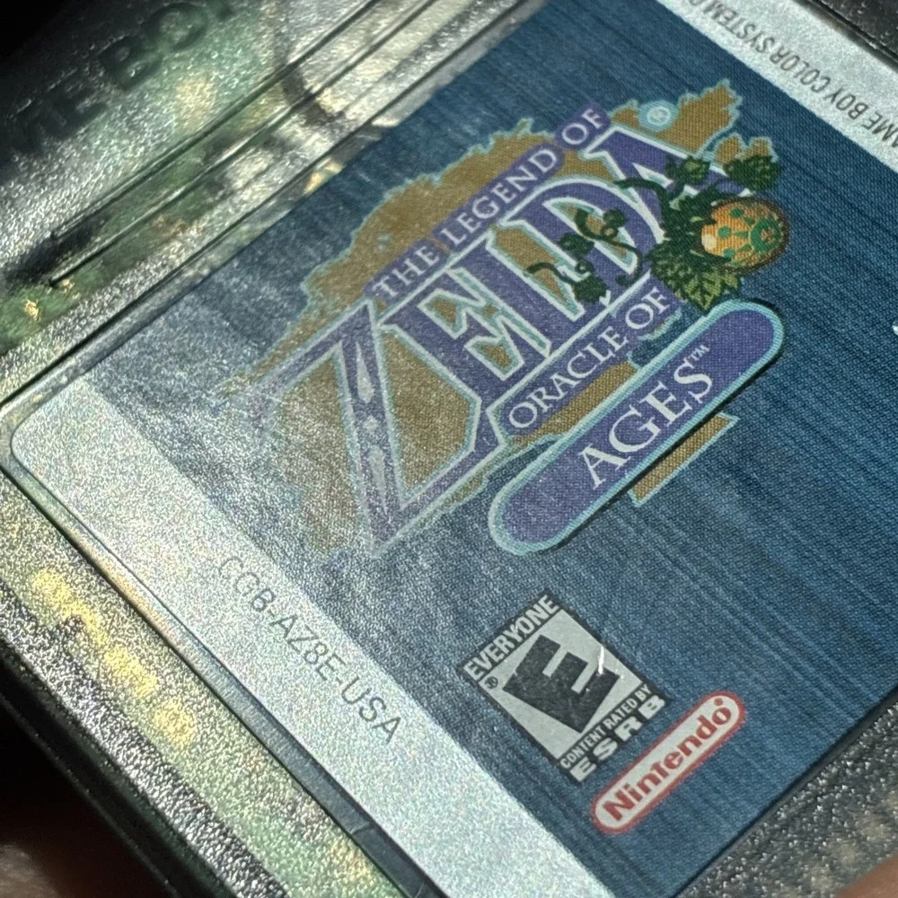 The Legend Of Zelda Oracle Of Ages (GameBoy Color) Authentic Excellent !!! Saves